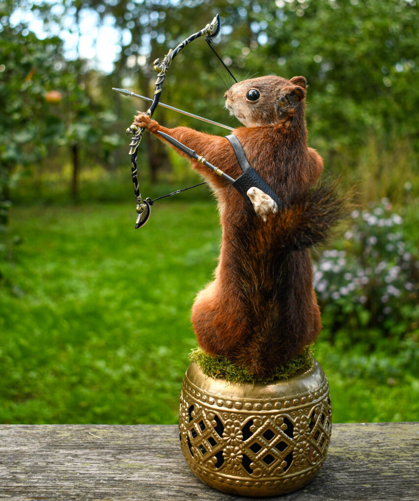 Ainulaadne Orav vibukütt ehtne topis